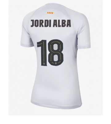 Barcelona Jordi Alba #18 Tredjedrakt Kvinner 2022-23 Kortermet